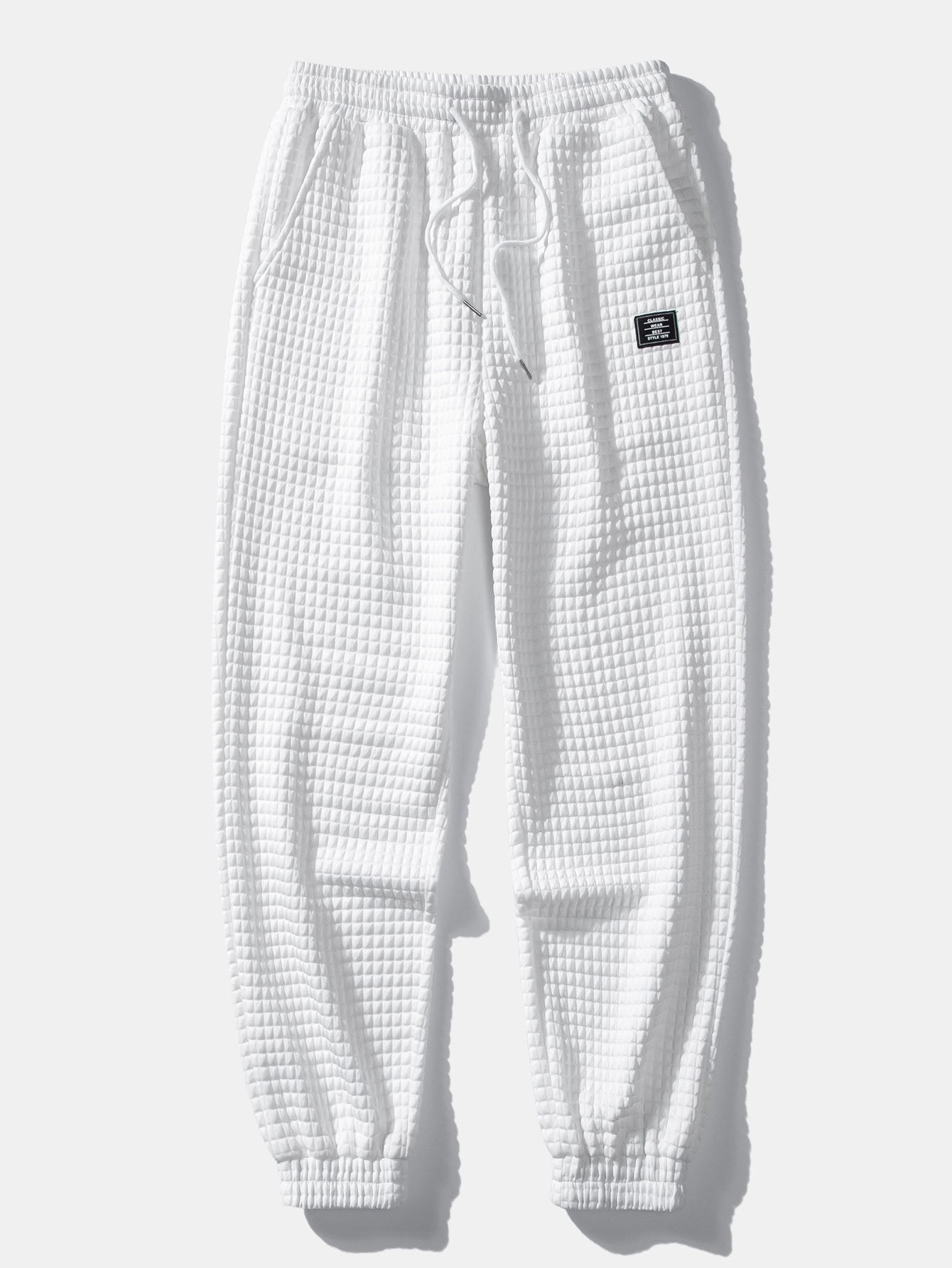 Baako® | Pantalon de jogging gaufré à cordon de serrage
