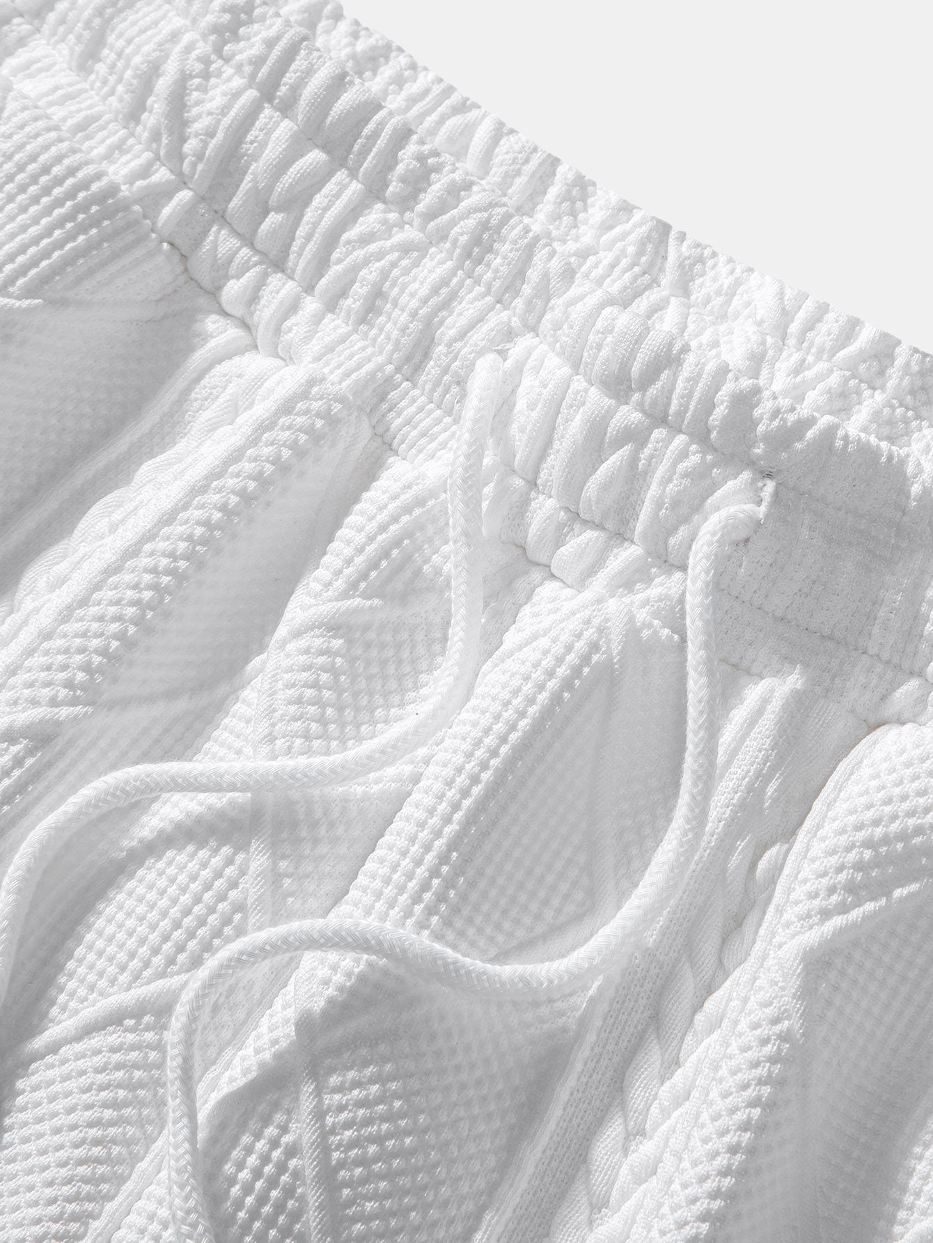 Azzedine® | Pantalon de jogging en jacquard géométrique