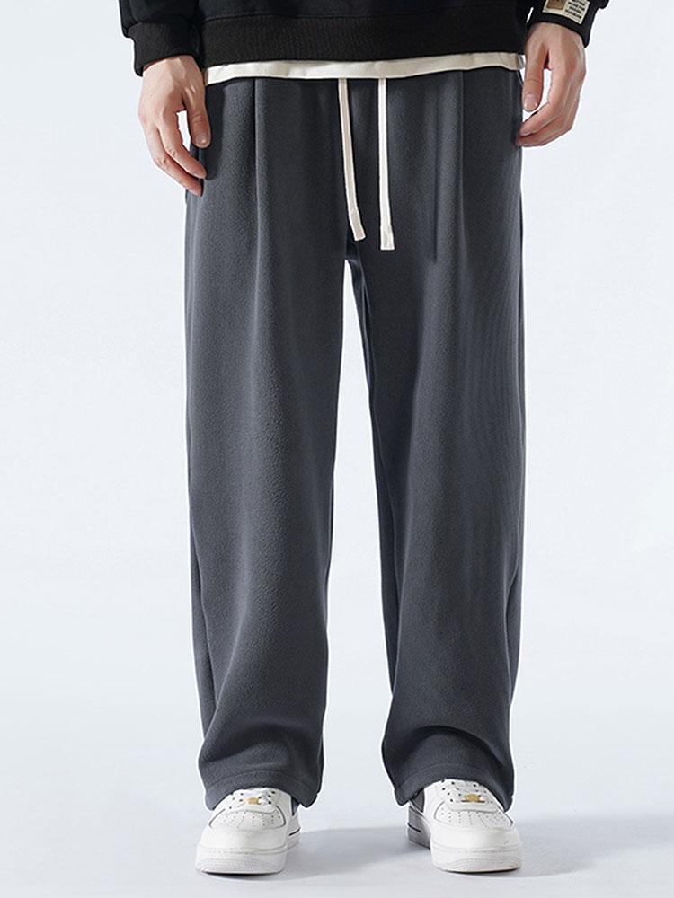 Ballard® | Pantalon coupe ample en polaire à jambe droite