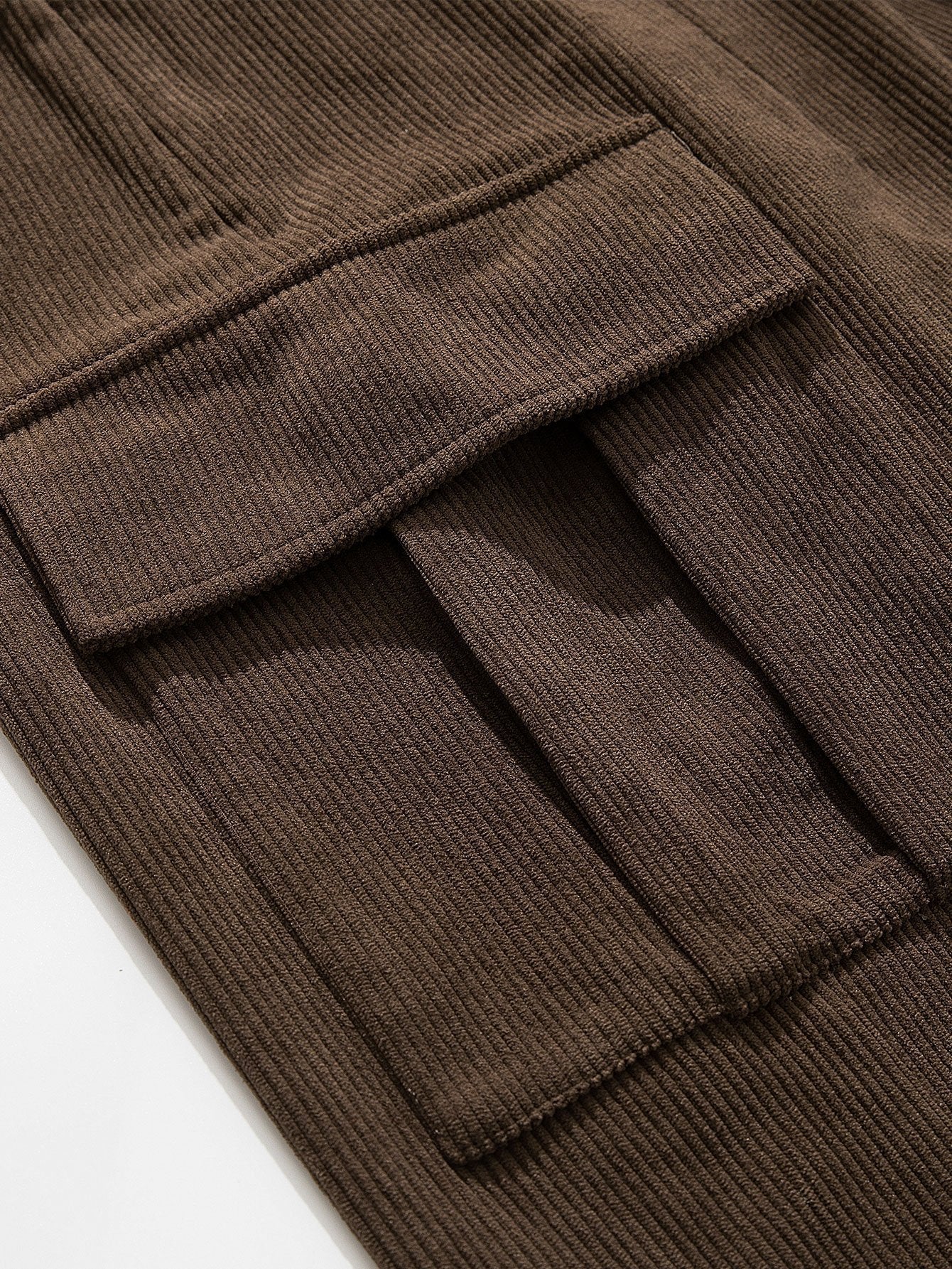 Banville® | Pantalon cargo en velours côtelé coupe ample
