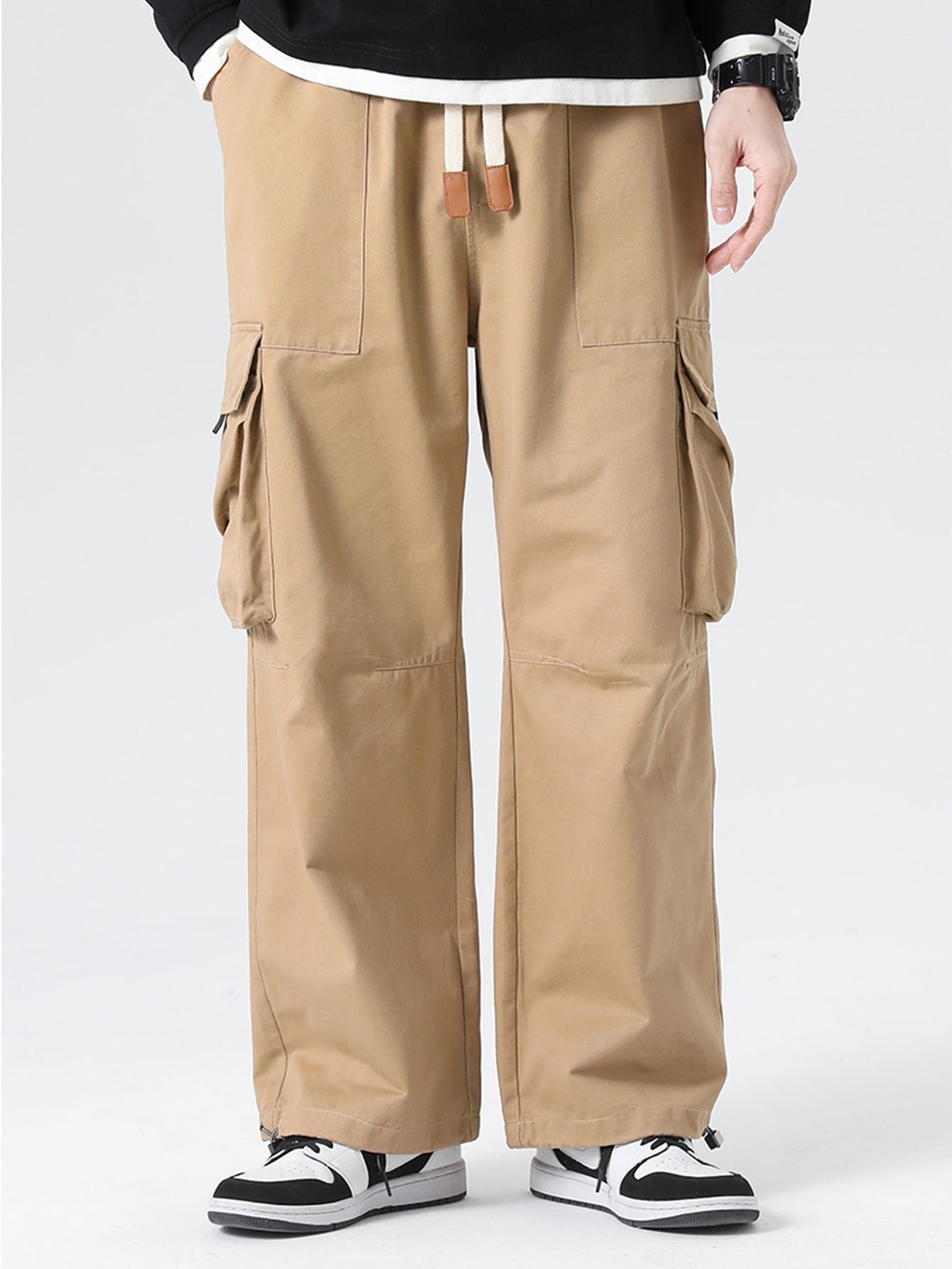 Bandon® | Pantalon cargo parachute avec poignets à cordon élastique