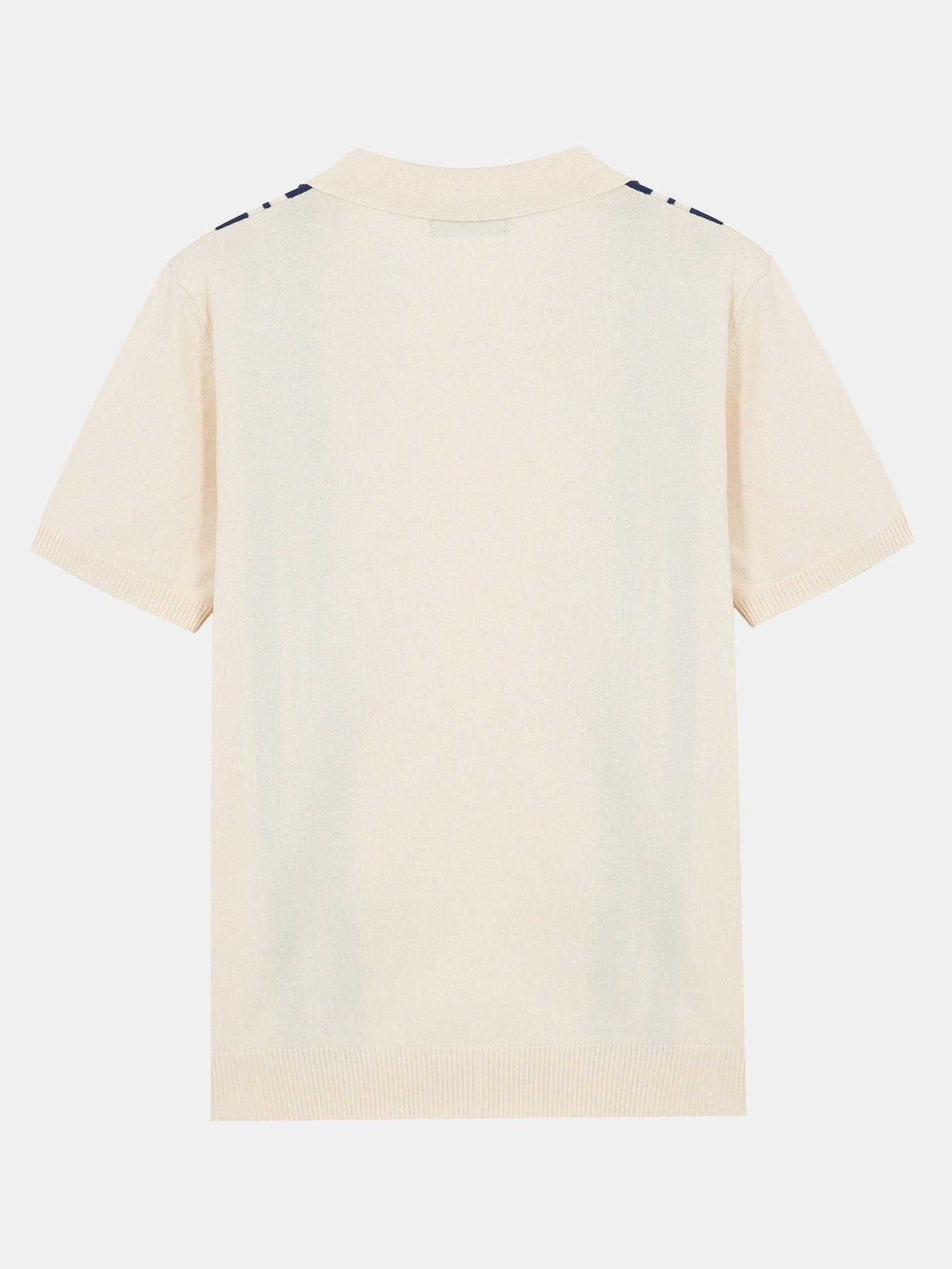 Dépositaire® | Polo pull rayé à col Johnny