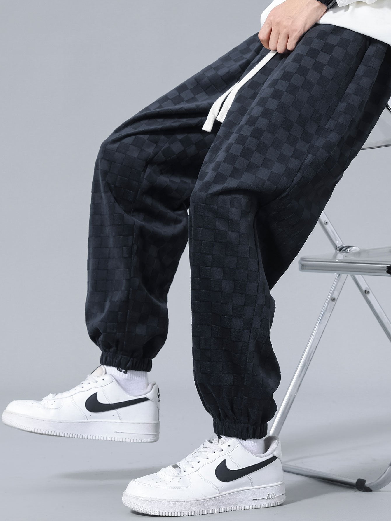 Baasan® | Pantalon de jogging à damier
