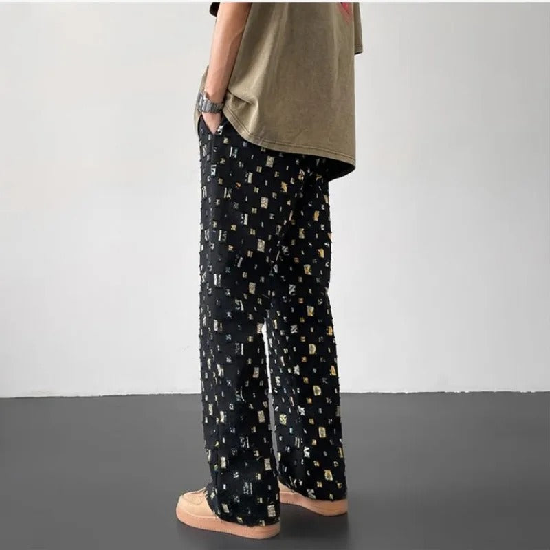 Zacchary® | Pantalon à imprimé artistique