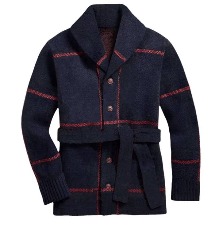 Ivo® | Manteau pull tricoté de luxe avec ceinture