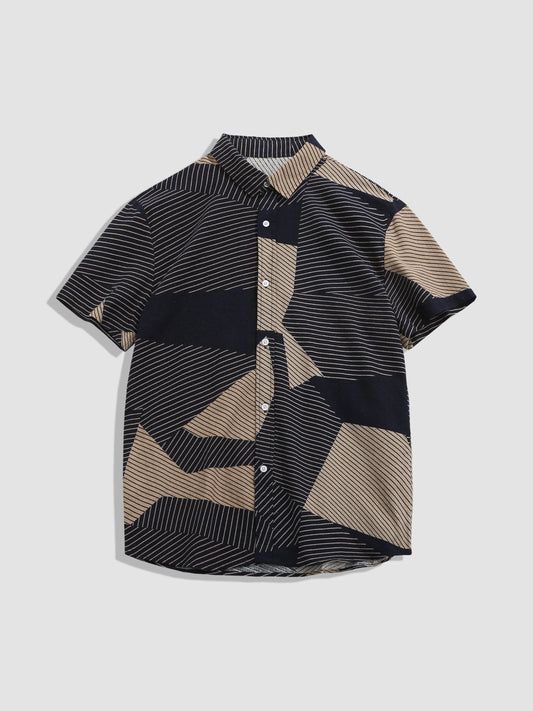 Arvonio® | Chemise à imprimé géométrique