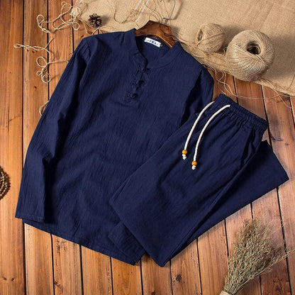 Gallagher® | Ensemble 2 pièces composé d'une chemise à manches longues et d'un pantalon à taille élastique