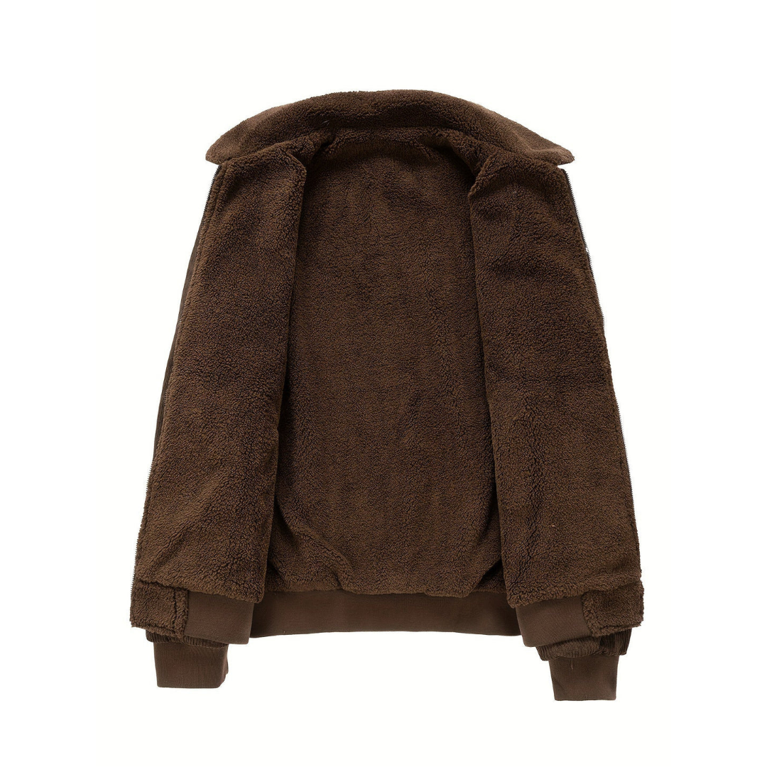 Raleigh® | Veste en velours côtelé avec col doux pour homme