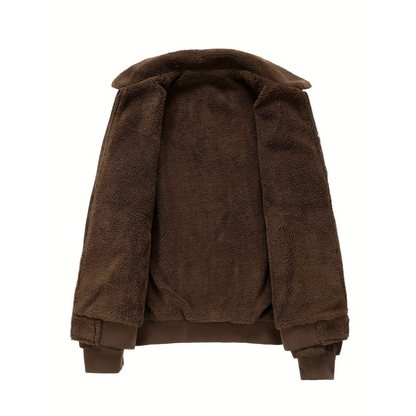 Raleigh® | Veste en velours côtelé avec col doux pour homme
