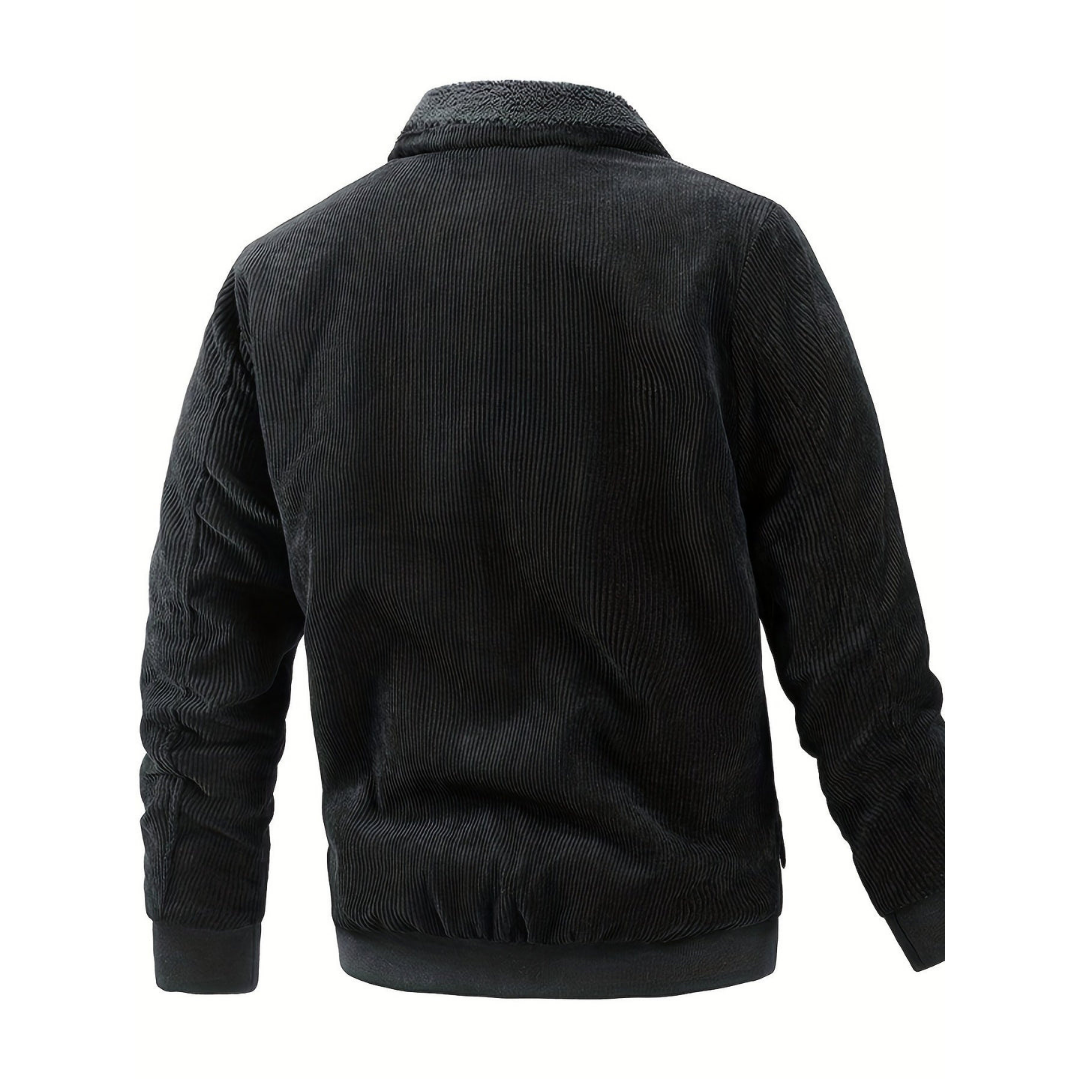 Raleigh® | Veste en velours côtelé avec col doux pour homme