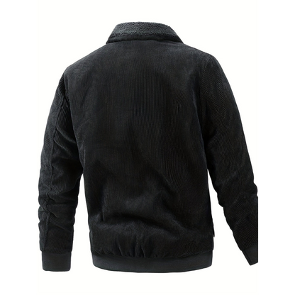 Raleigh® | Veste en velours côtelé avec col doux pour homme