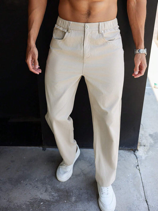 Zackery® | Pantalon droit uni pour homme