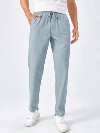 Zacary® | Pantalon en coton uni Basics pour homme