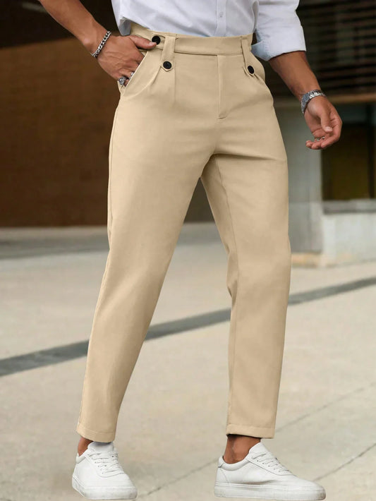 Zackary® | Pantalons décontractés pour hommes de couleur unie