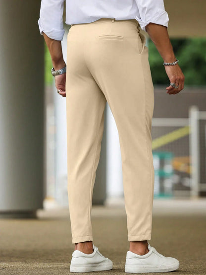 Zackary® | Pantalons décontractés pour hommes de couleur unie
