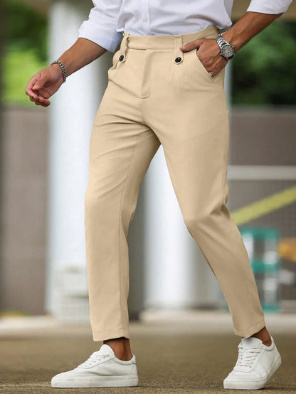 Zackary® | Pantalons décontractés pour hommes de couleur unie
