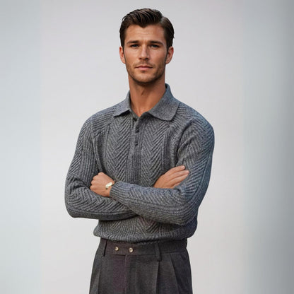 Arcésio® | Pull de luxe pour hommes avec col