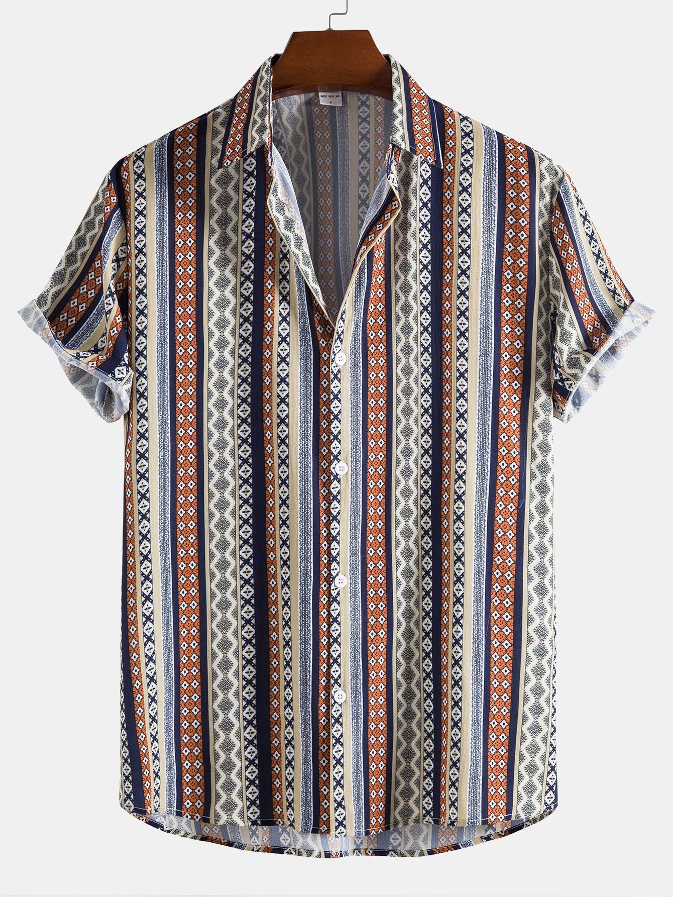 Arye® | Chemise à imprimé géométrique ethnique