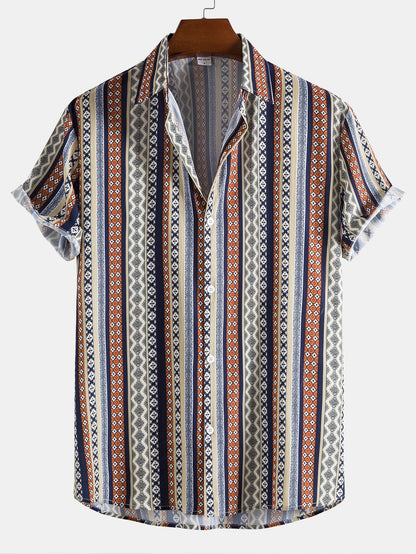 Arye® | Chemise à imprimé géométrique ethnique