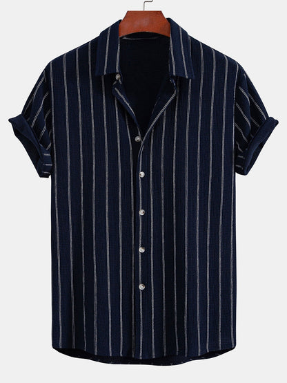 Atta® | Chemise boutonnée texturée à rayures