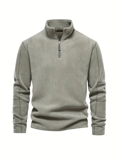 Doyle® | Pull en velours côtelé à demi-zip