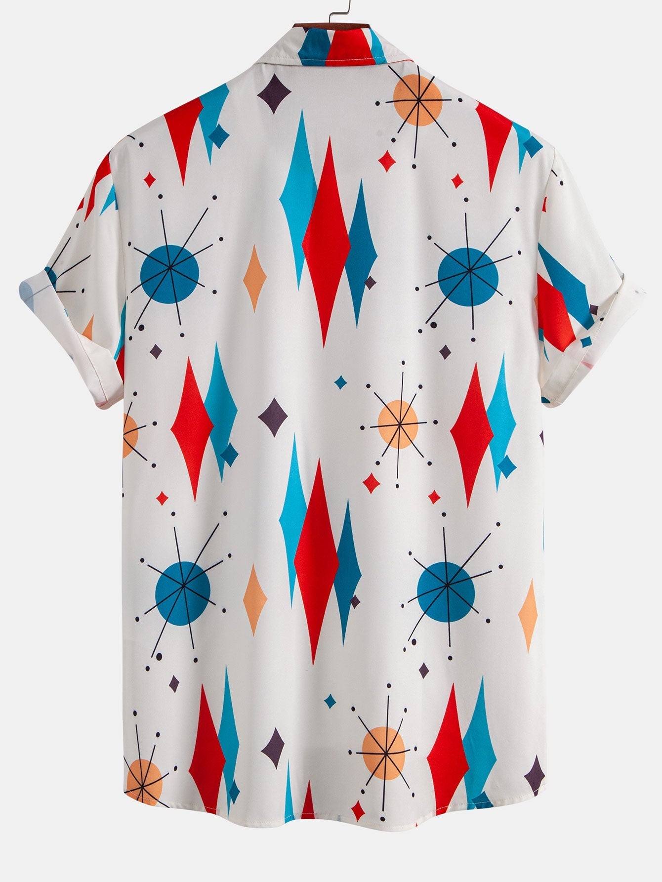 Ashok® | Chemise boutonnée à imprimé géométrique atomique