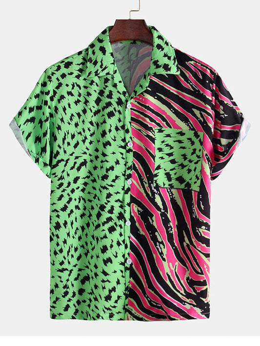 Asturies® | Chemise bicolore à imprimé animal