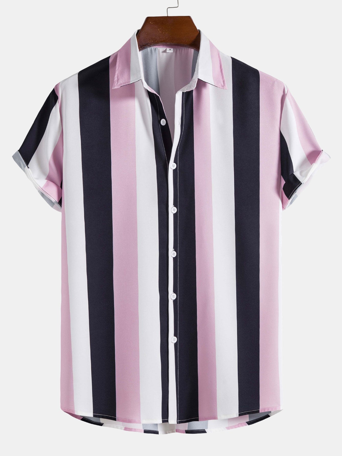 Tremble® | Chemise boutonnée à larges rayures imprimées