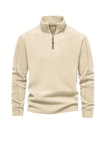 Doyle® | Pull en velours côtelé à demi-zip