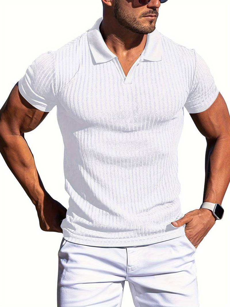 Hamish® | Polo coupe slim côtelé