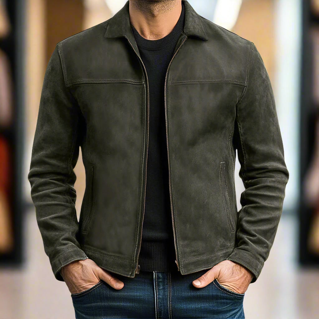 Corey® | Veste en cuir pleine fleur exceptionnelle