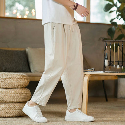 Behan® | Pantalon large en lin