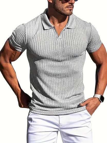 Hamish® | Polo coupe slim côtelé
