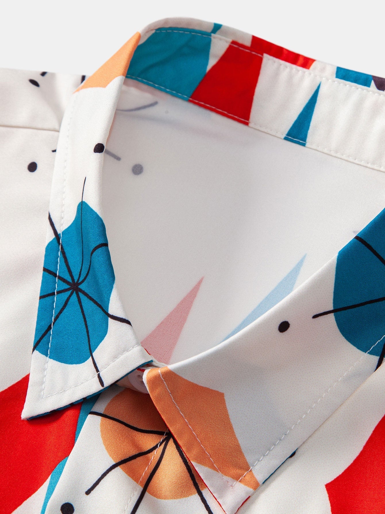 Ashok® | Chemise boutonnée à imprimé géométrique atomique