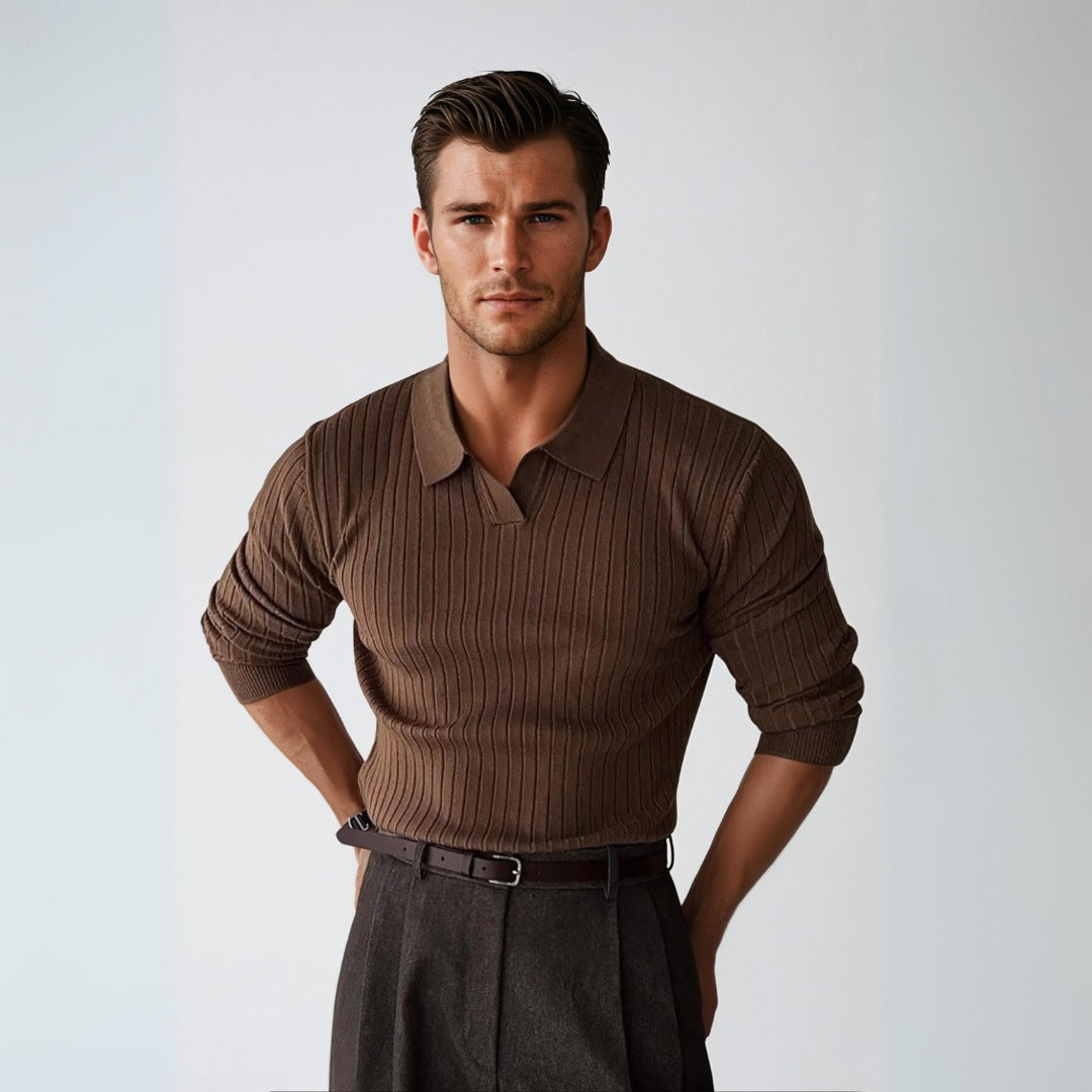 Antigono® | Pull classique avec col
