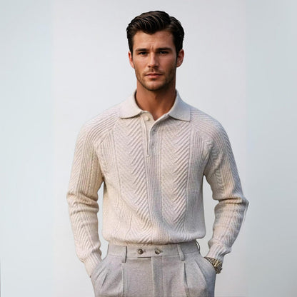 Arcésio® | Pull de luxe pour hommes avec col