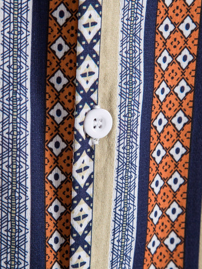 Arye® | Chemise à imprimé géométrique ethnique