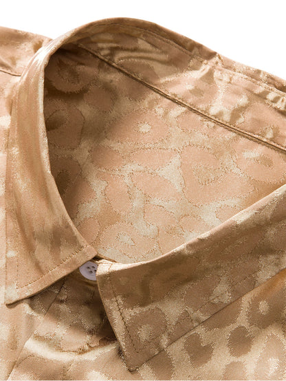 Aslak® | Chemise Léopard En Satin