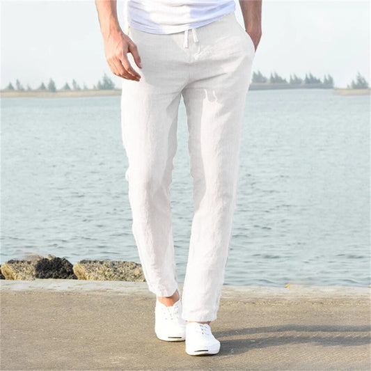 Lestat® | Pantalons décontractés en lin pour hommes