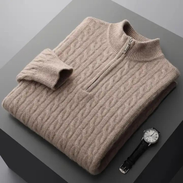 Chance® | Pull zippé en cachemire de luxe