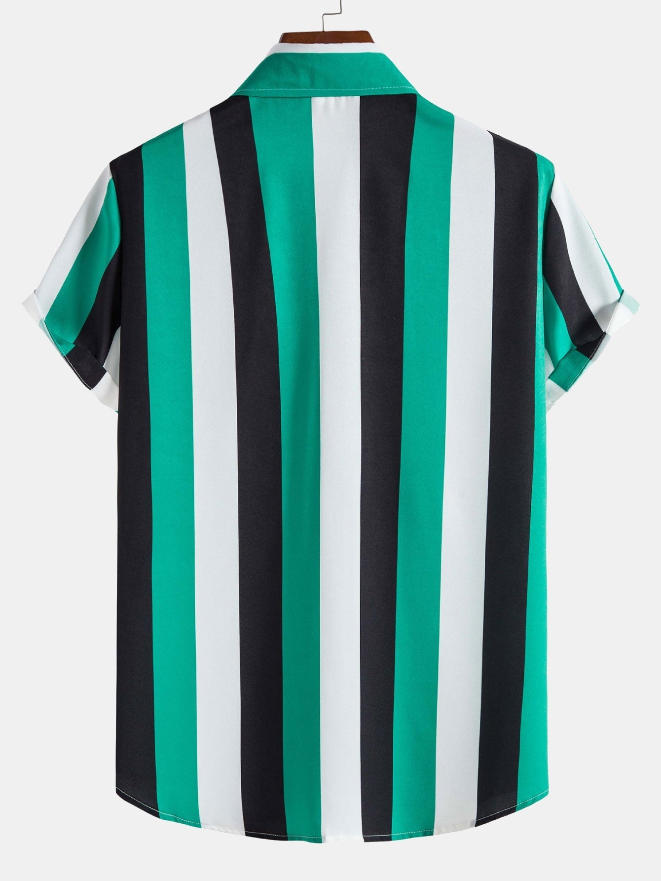 Tremble® | Chemise boutonnée à larges rayures imprimées