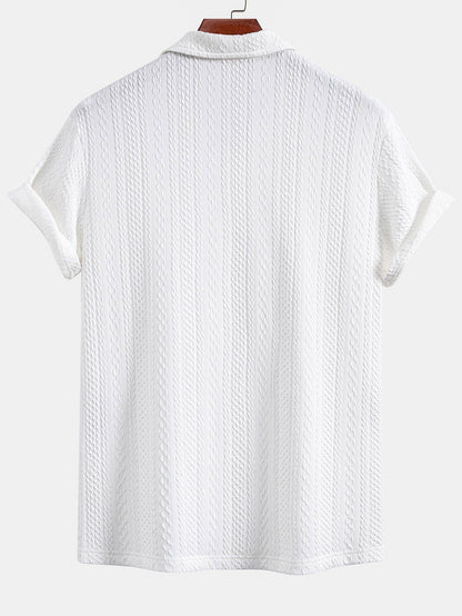 Gilbert® | Polo en tricot jacquard texturé