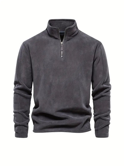 Doyle® | Pull en velours côtelé à demi-zip