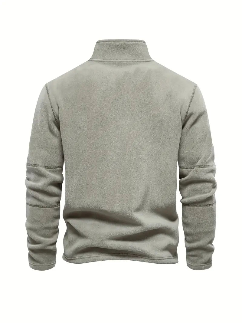 Doyle® | Pull en velours côtelé à demi-zip