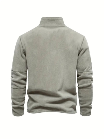 Doyle® | Pull en velours côtelé à demi-zip