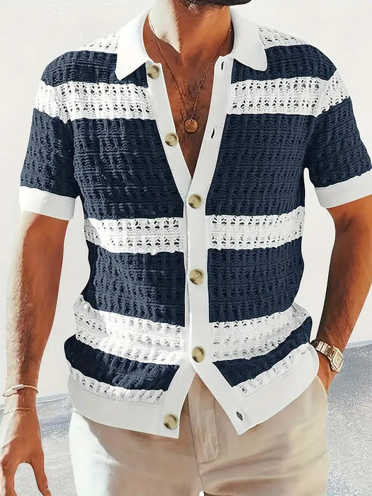 Gordon® | Chemise en tricot contrasté