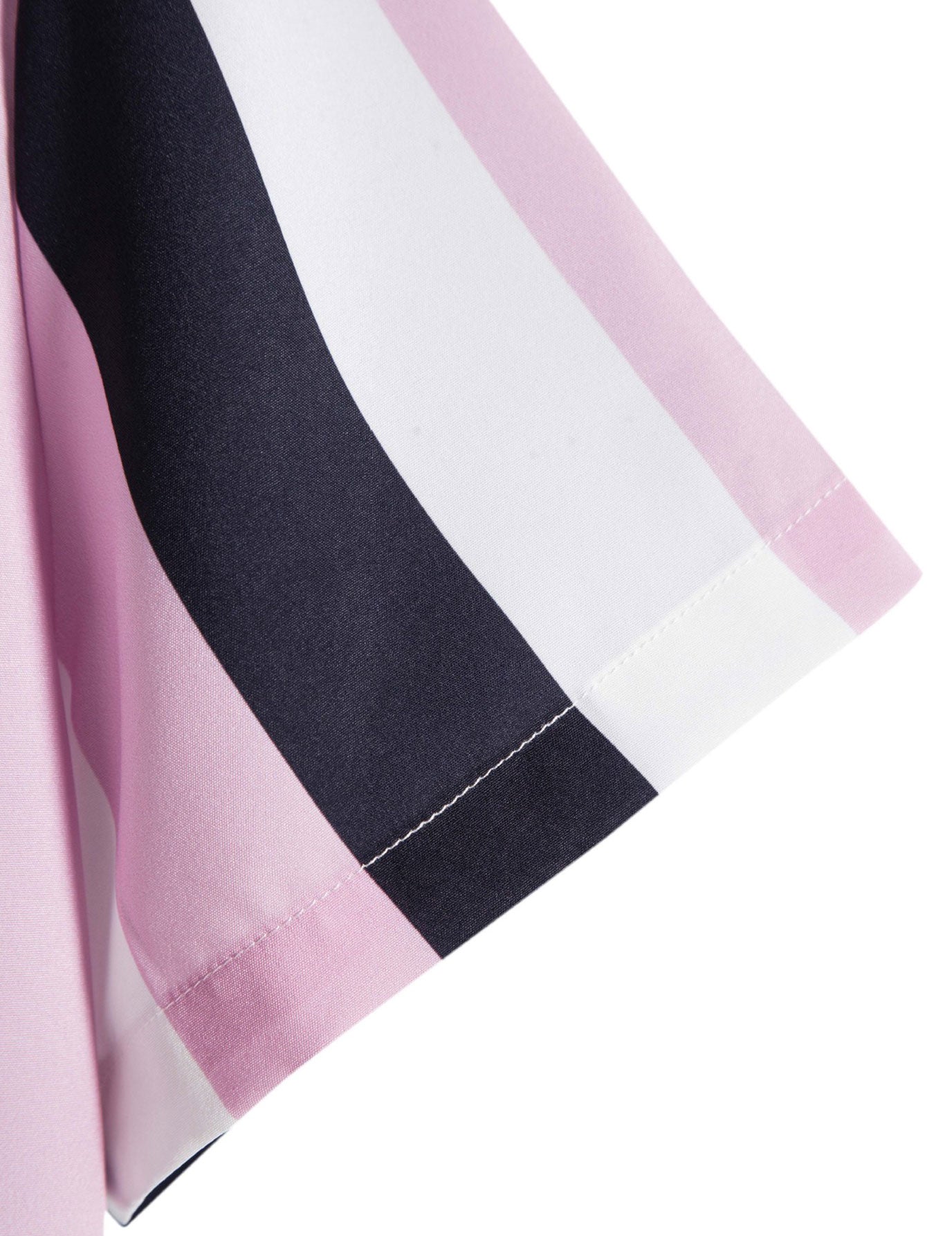Tremble® | Chemise boutonnée à larges rayures imprimées