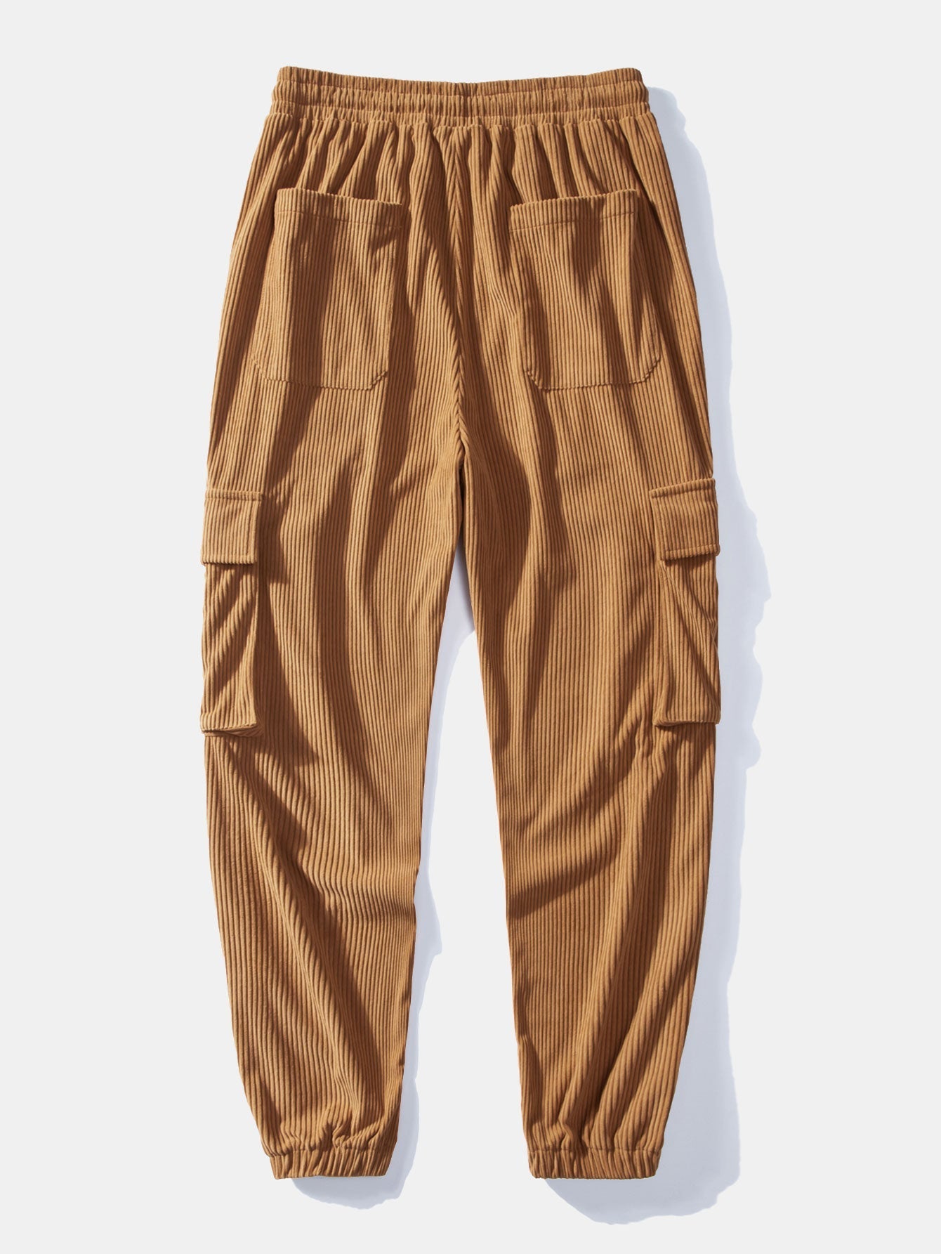 Quinto® | Manteau en polaire Teddy et pantalon de jogging cargo en velours côtelé avec cordon de serrage