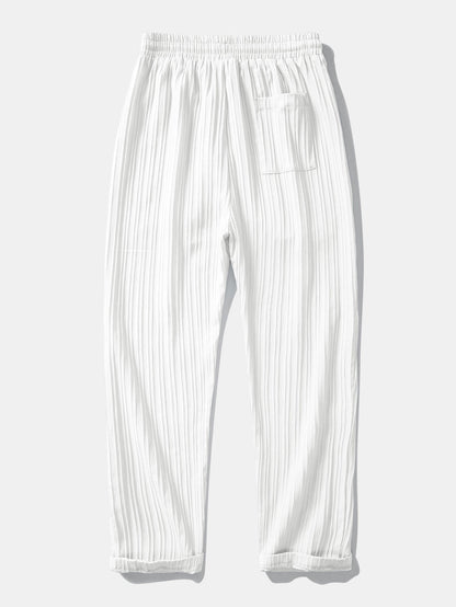Ayoub® | Pantalon texturé à cordon