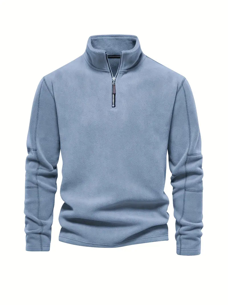 Doyle® | Pull en velours côtelé à demi-zip